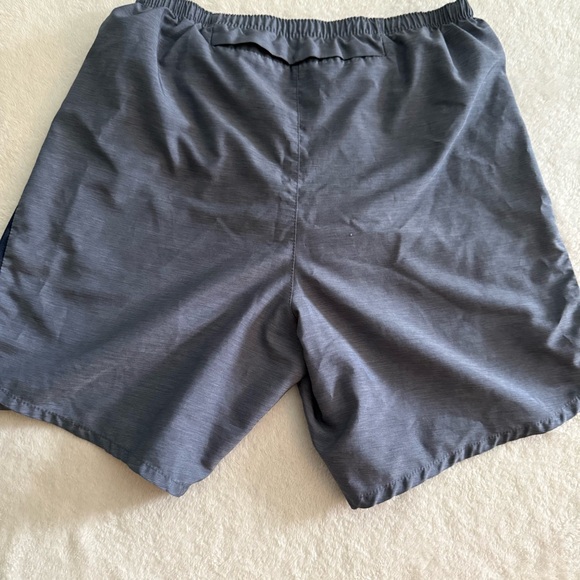 Nike Challenger men’s running shorts gray/blue Medium - Picture 4 of 7